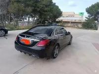 Usado Mercedes C220 AMG line 170 CV (125 kW) 2017 Negro Berlina