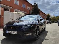 Usado Seat Leon FR 150 CV (110 kW) 2016 Negro Berlina