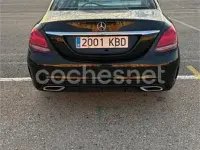 Usado Mercedes C220 AMG line 170 CV (125 kW) 2017 Negro Berlina