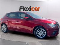 Usado Seat Ibiza Reference 95 CV (69 kW) 2017 Granate Berlina