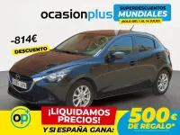 Usado Mazda 2 Style 90 CV (66 kW) 2017 Negro Berlina