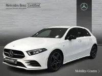 Usado Mercedes A180 AMG line 116 CV (85 kW) 2021 Blanco polar  pintura unicolor Berlina
