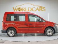 Usado VW Caddy 102 CV (75 kW) 2020 Rojo Monovolumen