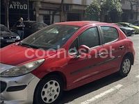 Usado Peugeot 207 75 CV (55 kW) 2007 Rojo Berlina