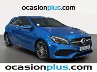 Usado Mercedes A180 AMG line 109 CV (80 kW) 2016 Azul Utilitario