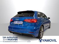 Usado Audi A3 150 CV (110 kW) 2018 Azul Berlina