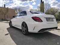 Usado Mercedes C220 AMG line 170 CV (125 kW) 2017 Blanco Berlina