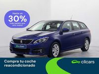 Usado Peugeot 308 SW Active 131 CV (96 kW) 2018 Azul Familiar