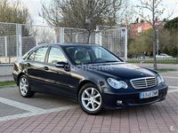 Usado Mercedes C180 Classic 143 CV (105 kW) 2005 Azul Berlina