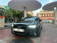 Usado Audi A3 150 CV (110 kW) 2018 Negro Berlina