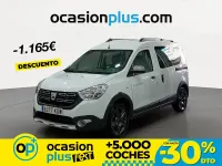 Käytetty Dacia Dokker Stepway 90 HP (66 kW) 2017 Valkoinen Tila-auto