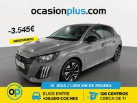 Usado Peugeot 208 Allure 100 CV (73 kW) 2025 Gris Utilitario