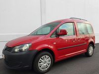 Usado VW Caddy Trendline 105 CV (77 kW) 2014 Rojo Monovolumen