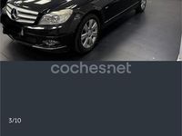 Usado Mercedes C220 Elegance 150 CV (110 kW) 2008 Negro Berlina