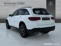 Usado Mercedes GLC300e 320 CV (235 kW) 2021 Blanco polar
