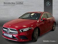 Usado Mercedes A180 AMG line 116 CV (85 kW) 2022 Patagonia red  metallic paint Berlina