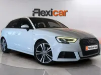 Usado Audi A3 S-Line 116 CV (85 kW) 2019 Blanco Berlina