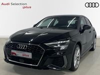 Usado Audi A3 S-Line 116 CV (85 kW) 2022 Negro Berlina