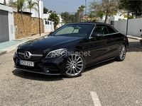 Usado Mercedes C200 184 CV (135 kW) 2020 Negro Descapotable