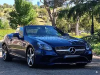 Usado Mercedes SLC200 184 CV (135 kW) 2016 Azul Descapotable