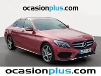 Usado Mercedes C220 AMG line 170 CV (125 kW) 2014 Rojo Berlina