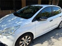 Usado Peugeot 208 Access 75 CV (55 kW) 2016 Blanco Utilitario