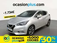Usado Nissan Micra N-Connecta 90 HP (66 kW) 2018 Cinzento Citadino