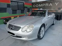 Usado Mercedes SL500 306 CV (225 kW) 2002 Gris / plata Descapotable