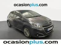 Usado Peugeot 208 Style 75 CV (55 kW) 2017 Gris Utilitario