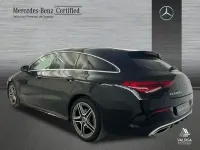 Usado Mercedes CLA200 AMG line 150 CV (110 kW) 2022 Negro Coupe