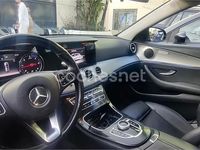 Usado Mercedes E200 150 CV (110 kW) 2017 Negro Familiar