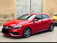 Usado Mercedes A200 AMG line 136 CV (100 kW) 2017 Rojo Berlina
