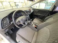 Usado Seat Leon ST Style 105 CV (77 kW) 2015 Blanco Familiar