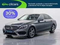 Usado Mercedes C220 170 CV (125 kW) 2017 Gris Berlina