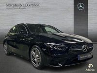 Usado Mercedes A180 AMG line 136 CV (100 kW) 2024 Negro noche Berlina