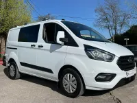 Usado Ford Transit Custom Trend 130 CV (95 kW) 2022 Blanco Familiar