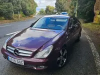 Usado Mercedes CLS500 388 CV (285 kW) 2008 Granate Coupe