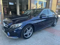 Usado Mercedes C220 AMG 170 CV (125 kW) 2014 Azul Berlina