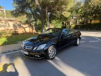 Usado Mercedes E200 184 CV (135 kW) 2010 Negro Descapotable