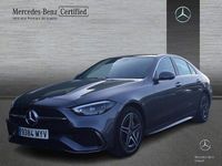 Usado Mercedes C300e AMG line 313 CV (230 kW) 2024 Gris selenita
