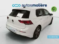 Usado VW Golf VIII Life 110 CV (80 kW) 2022 Blanco Utilitario