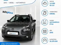 Usado Citroën C4 Cactus Live 100 CV (73 kW) 2015 Gris / plata Utilitario