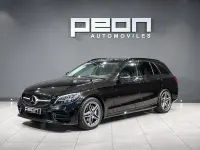 Usado Mercedes C220 194 CV (142 kW) 2018 Negro Familiar