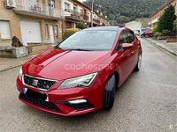 Usado Seat Leon FR 125 CV (91 kW) 2018 Granate Berlina