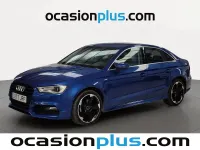 Usado Audi A3 S-Line 110 CV (80 kW) 2016 Azul Berlina