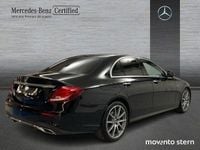 Usado Mercedes E200 AMG line 160 CV (117 kW) 2020 Negro obsidiana Berlina