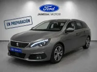 Usado Peugeot 308 SW Allure 131 CV (96 kW) 2021 Gris Familiar