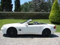 Usado Mercedes SL350 245 CV (180 kW) 2004 Blanco Descapotable