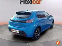 Usado Peugeot 208 Allure 101 CV (74 kW) 2020 Azul Utilitario
