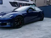 Usado Tesla Model S Long Range AWD 386 kW (525 CV) 2019 Azul Utilitario